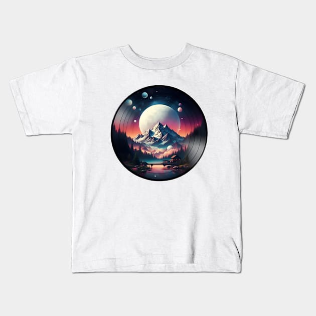 music record Kids T-Shirt by Teeeshirt